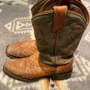 Women's Nocona Ostrich Cowboy Boots